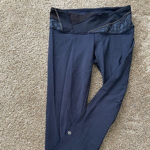 LULU LEMON!! Navy size 4 leggings